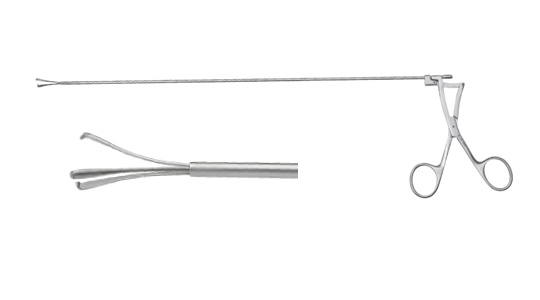 S202 esophageal forceps (three jaws)
